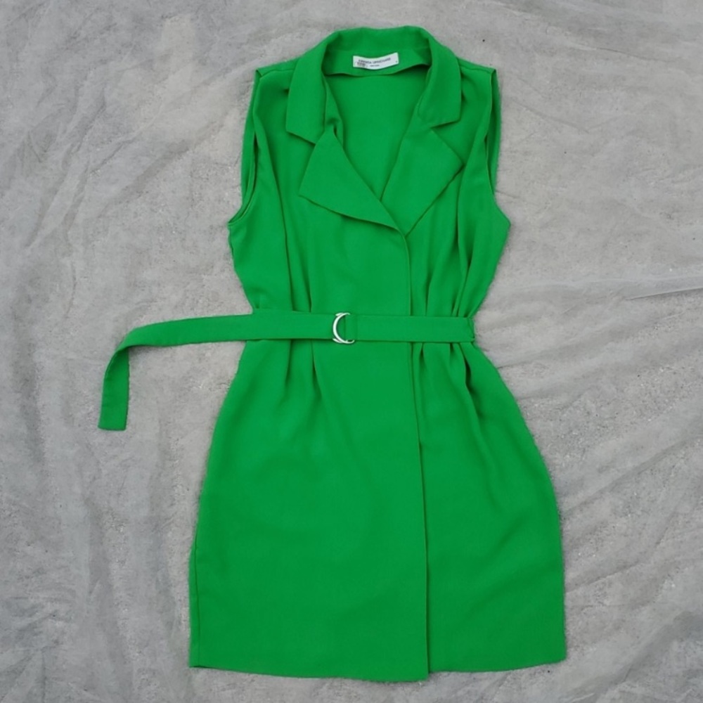 Amanda Uprichard Green Mini Dress